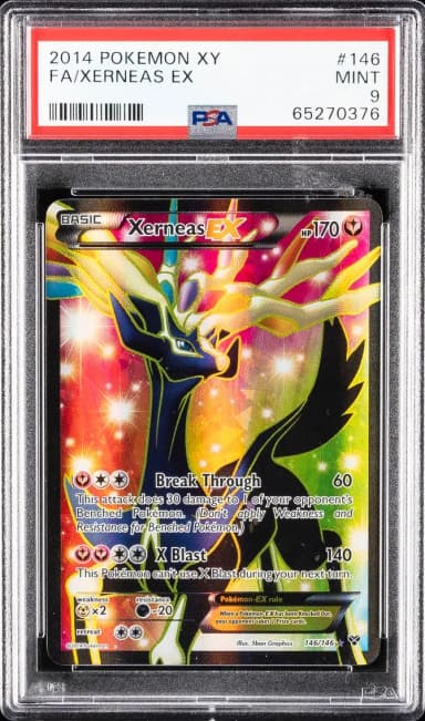2014 #146 Full Art/Xerneas EX PSA 9 XY Pokemon
