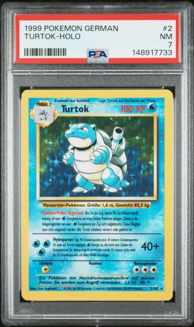 1999 #2 Turtok-Holo PSA 7 German