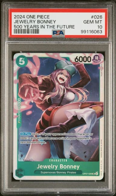 2024 #026 Jewelry Bonney PSA 10 One Piece OP07-500 Years in the Future